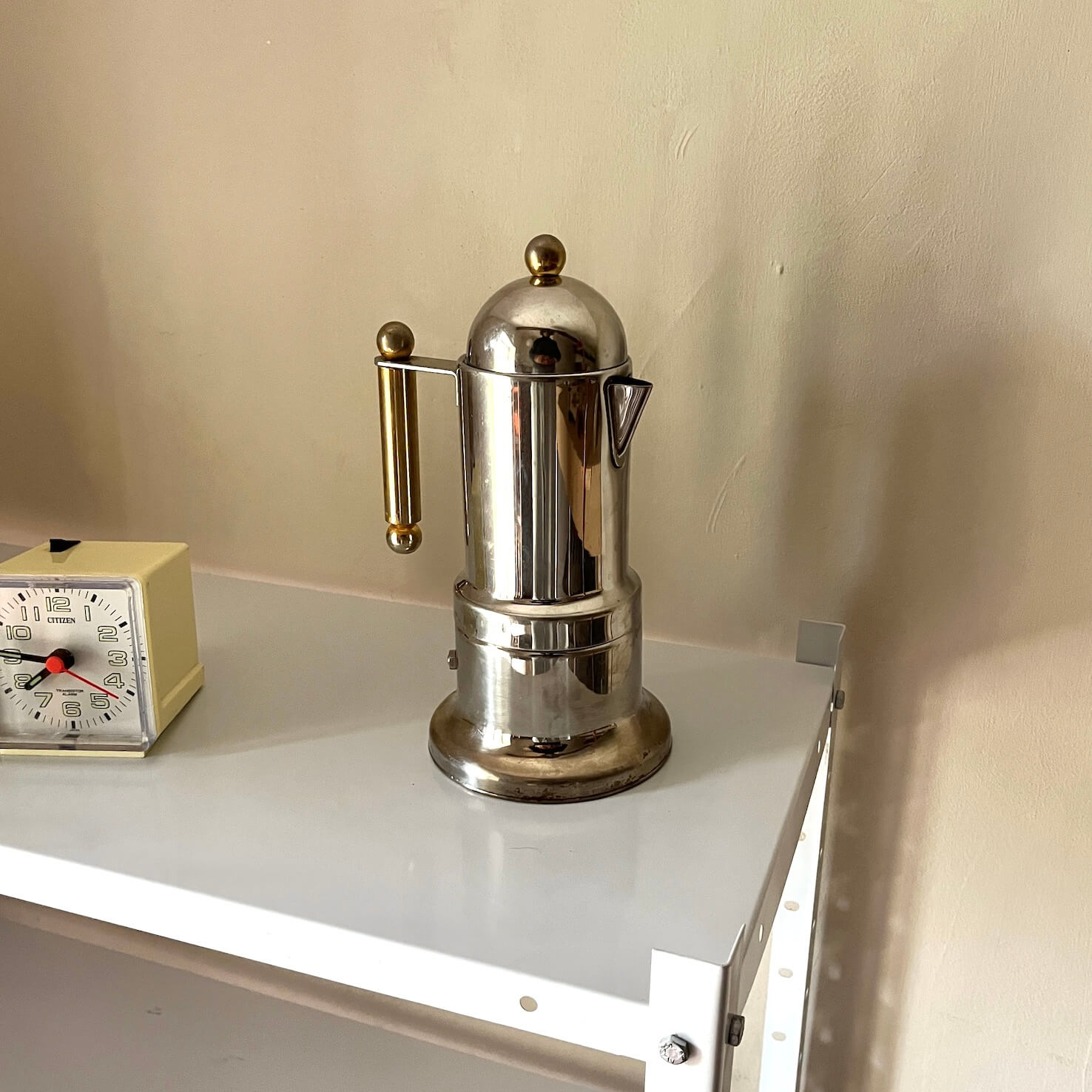 Mi madre tiene una nueva cafetera