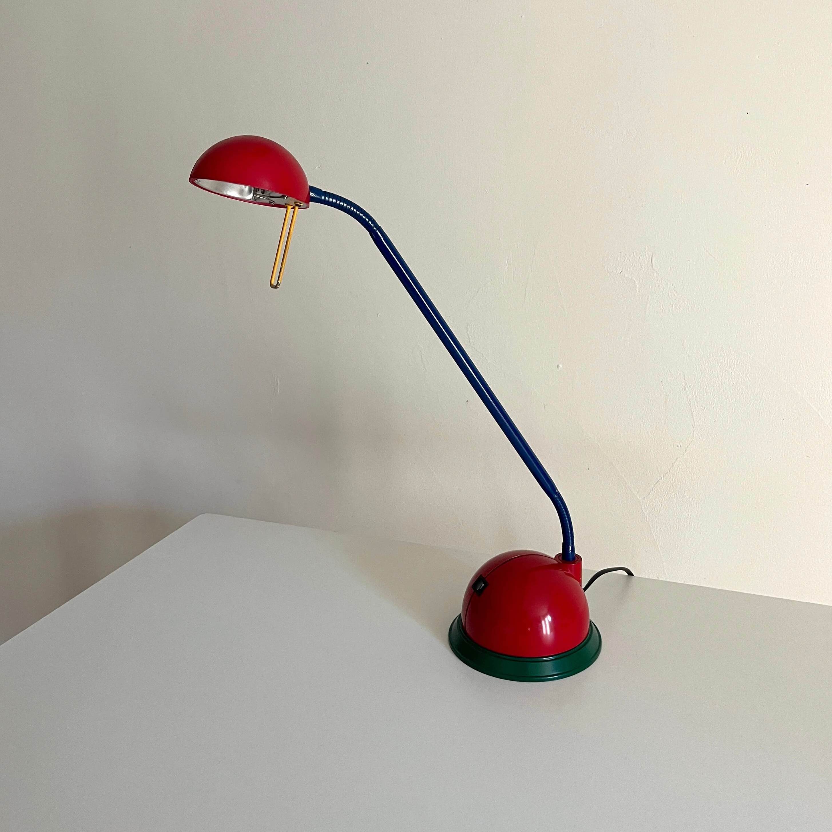 Lámpara de escritorio Memphis style 1990